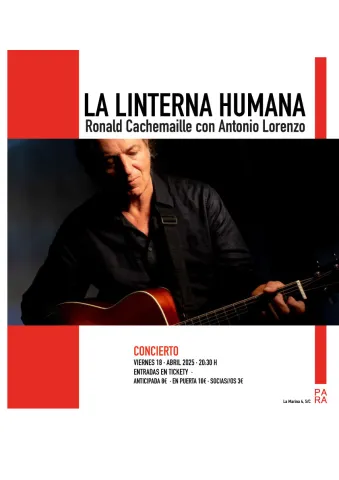 La Linterna Humana, proyecto que desarrolla el músico canario Ronald Cachemaille